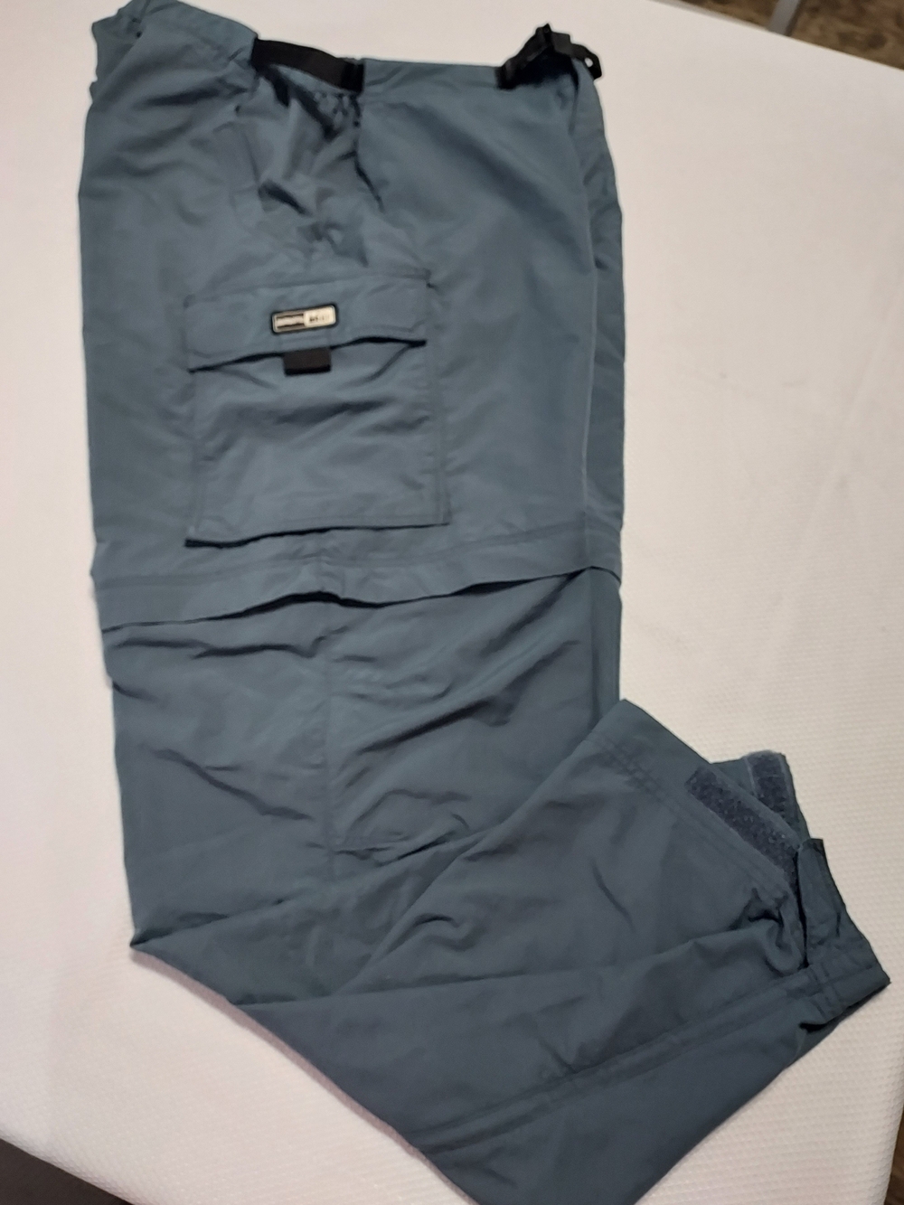 EUC LADIES REI Convertible Cargo Pants - Slate Blue Size 12